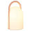Thumbnail: Two Enlighten memphis style 1980s Romolo Lanciani 'Tender' Soft Pink and Glass Table Lamp for Tronconi