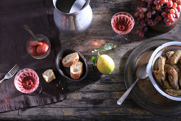 Simple backdrops for food shots