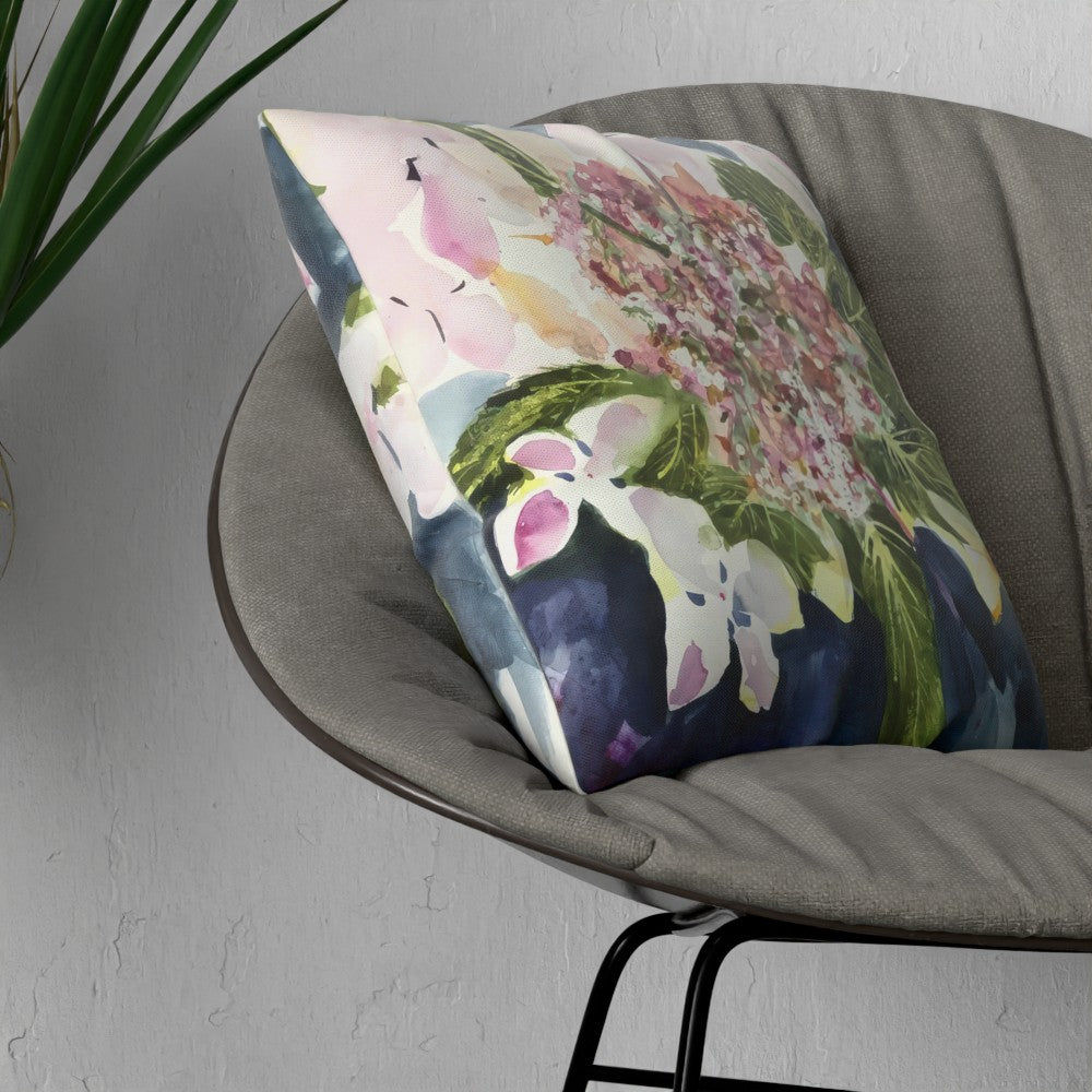 Hydrangea Cushion - 22"x22"