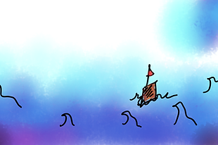 Boat and ocean