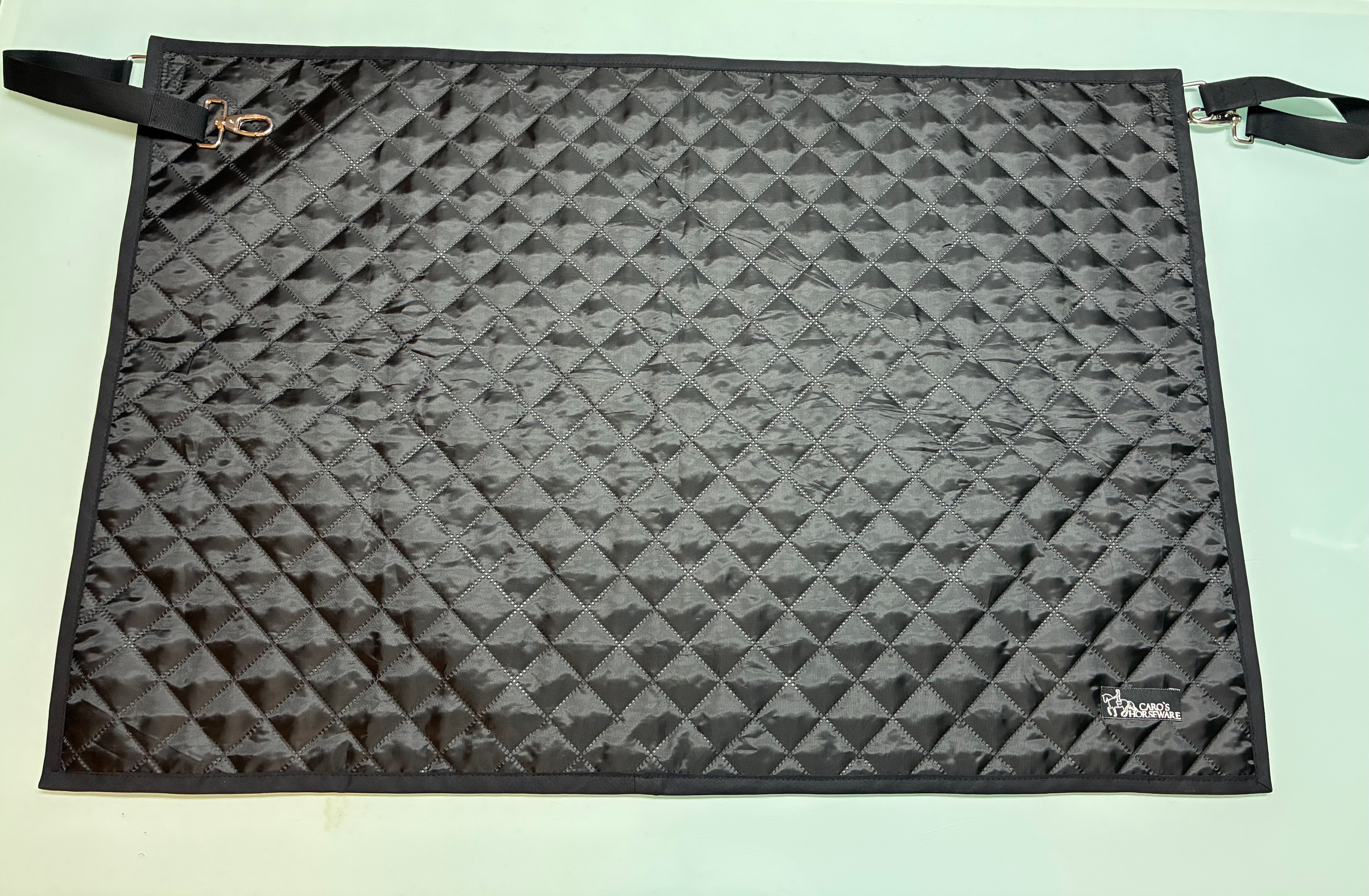 Boxentürvorhang - schwarz