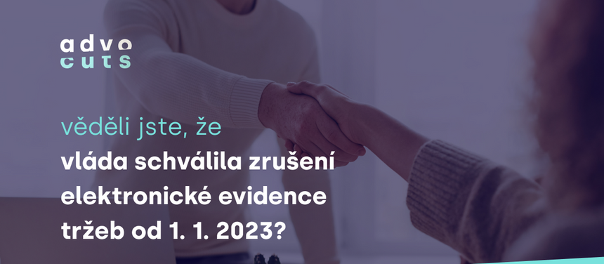 Vláda schválila zrušení elektronické evidence tržeb od 1. 1. 2023