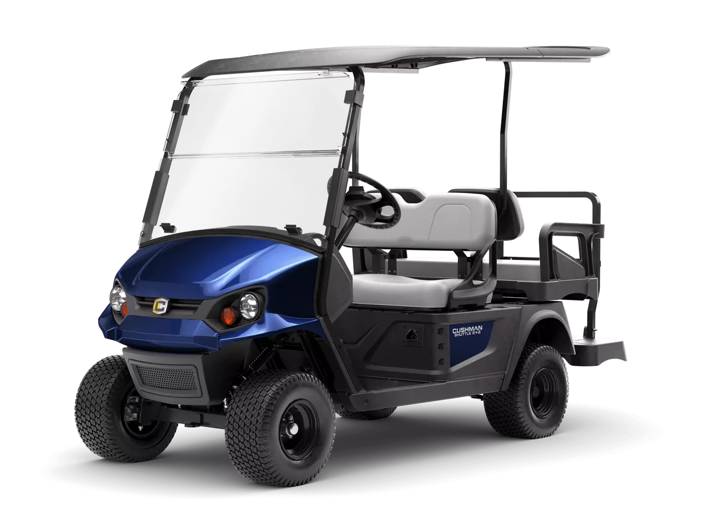 Cushman Shuttle 2+2 transport vehicle