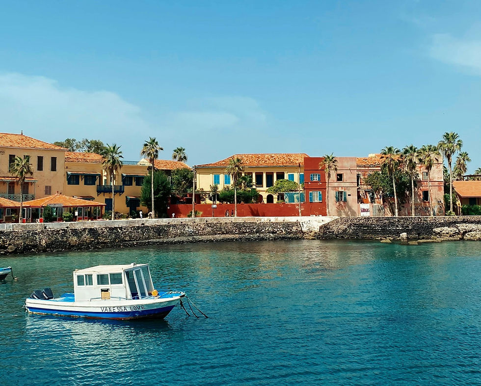 Ilha de Gorée como é hoje
