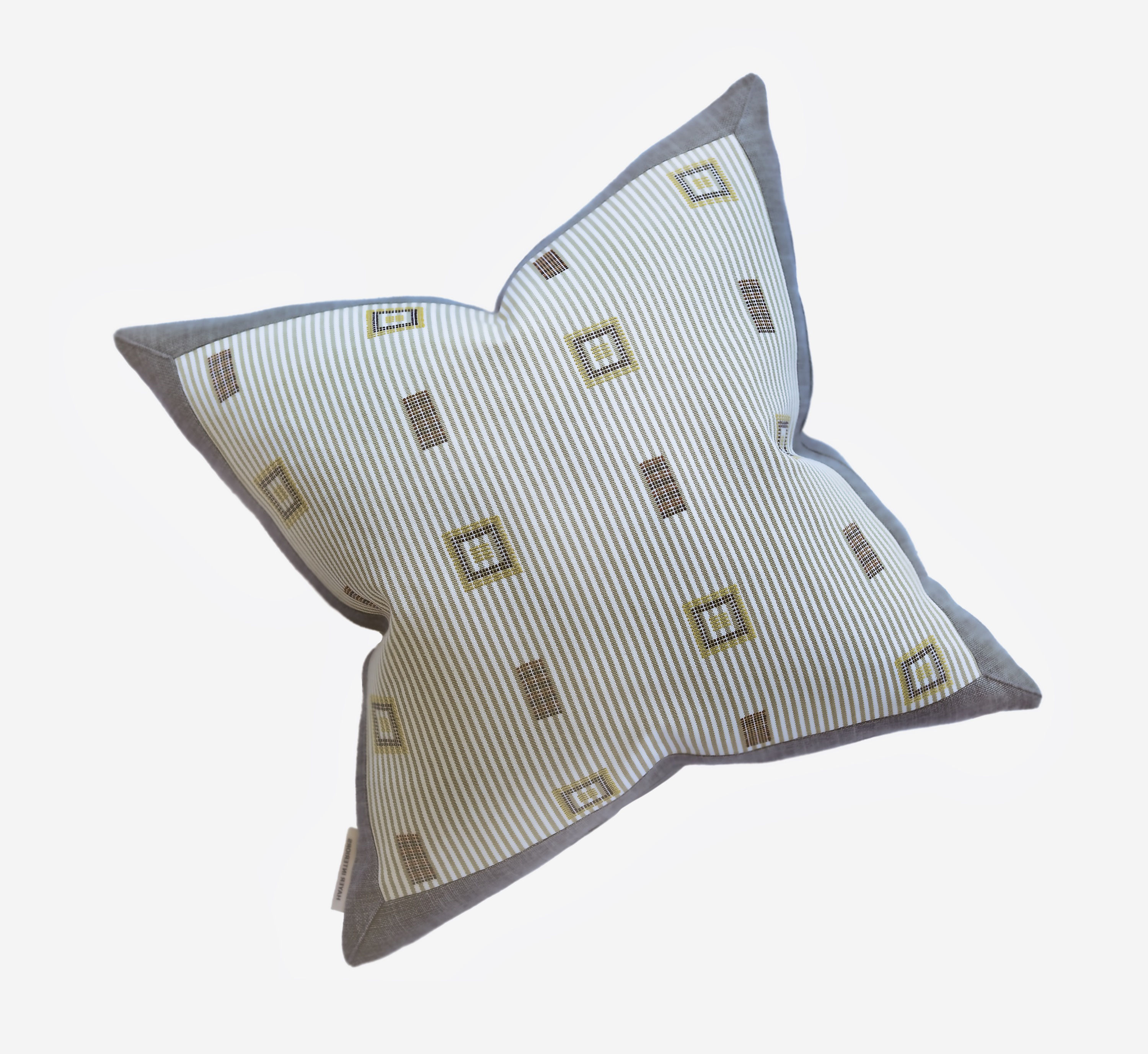 22x22 Ribbon II, Forest Frame Sham