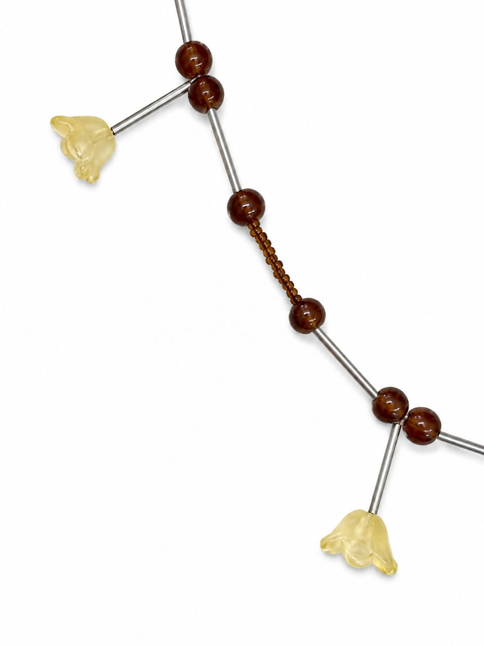 Thumbnail: Long Flower Garland Necklace