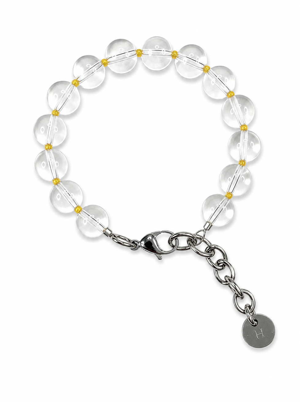 Thumbnail: Clear Orb & Yellow Bracelet