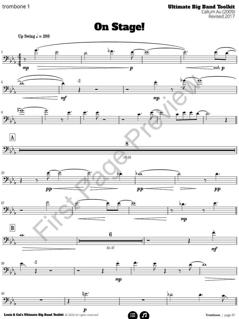 Thumbnail: Trombone - Ultimate Big Band Toolkit (eBook, PDFs & mp3s)