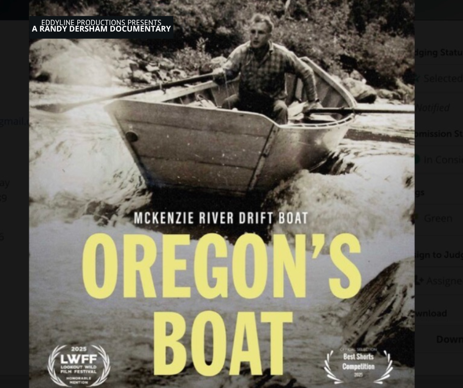 SCREENING: OREGON'S BOAT McKenzie River Drift Boat 