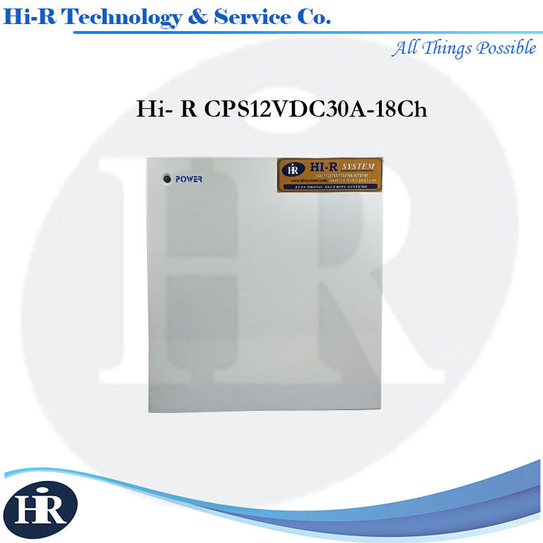 Thumbnail: Hi-R CPS12VDC30A-18Ch ( CCTV Power Supply )