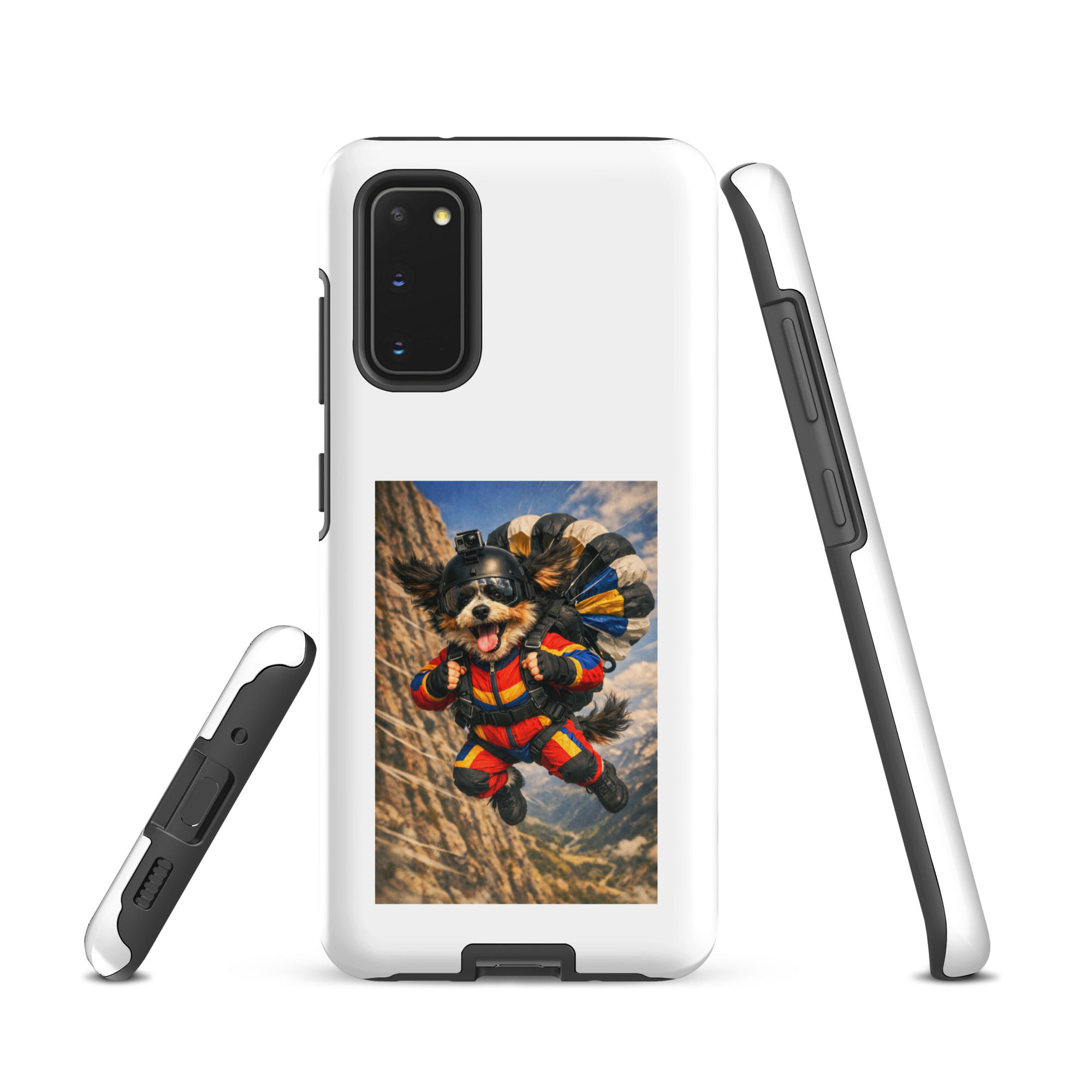 Bernedoodle - BASE Jumping - Tough Case for Samsung