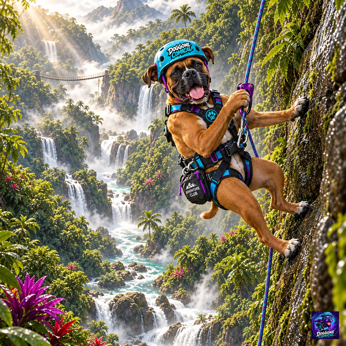 Boxer — Abseiling