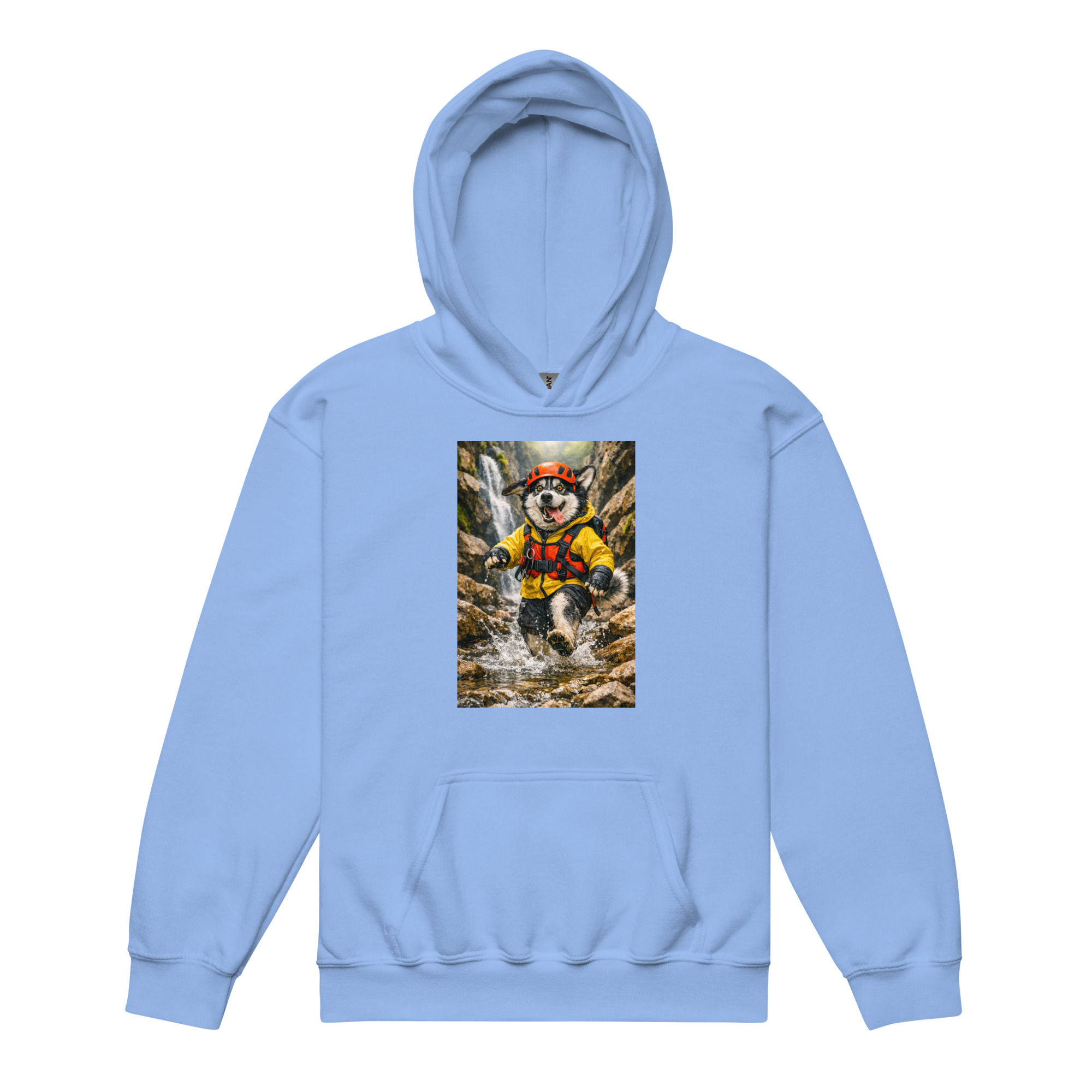 Siberian Husky - Gorge Walking - Youth Heavy Blend Hoodie