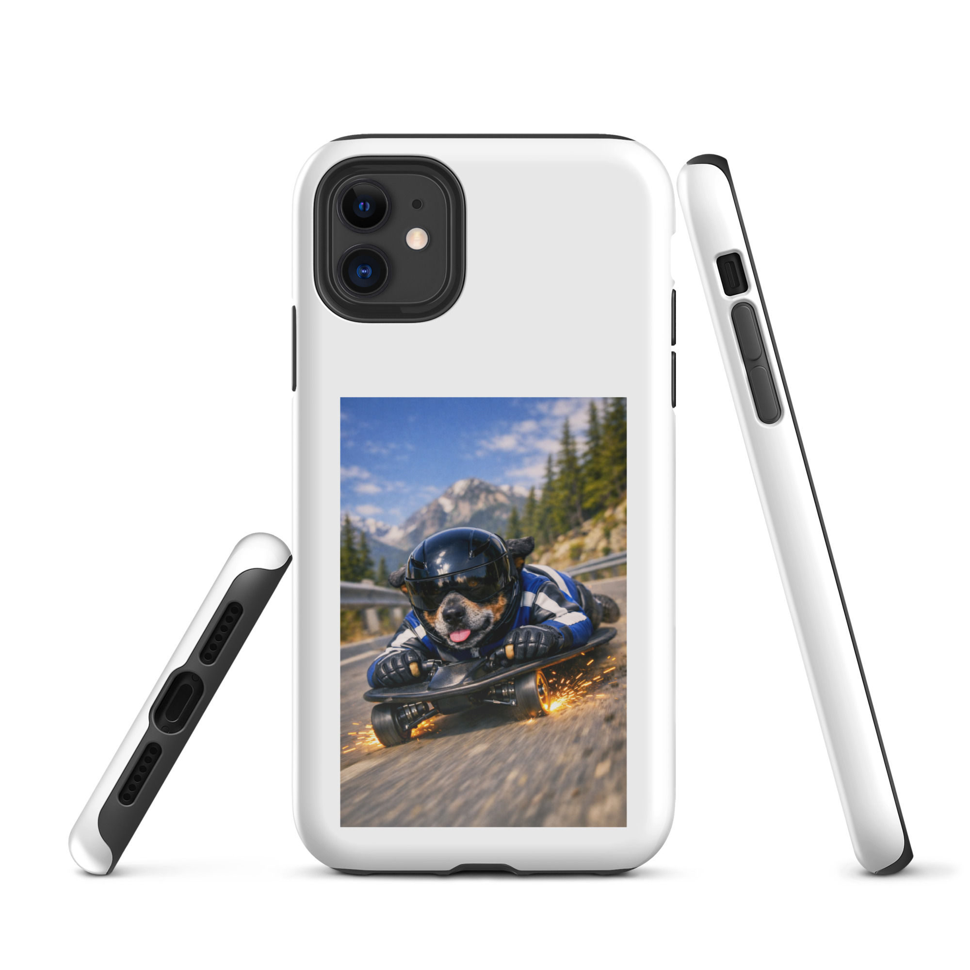 Australian Cattle Dog - Mountain Luge - Tough Case for iPhone