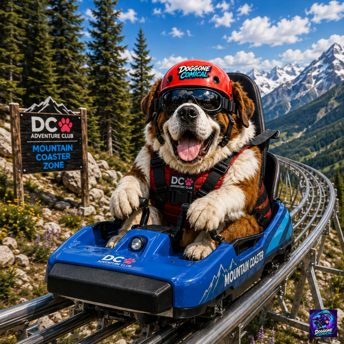Dachshund enjoying Mountaineering