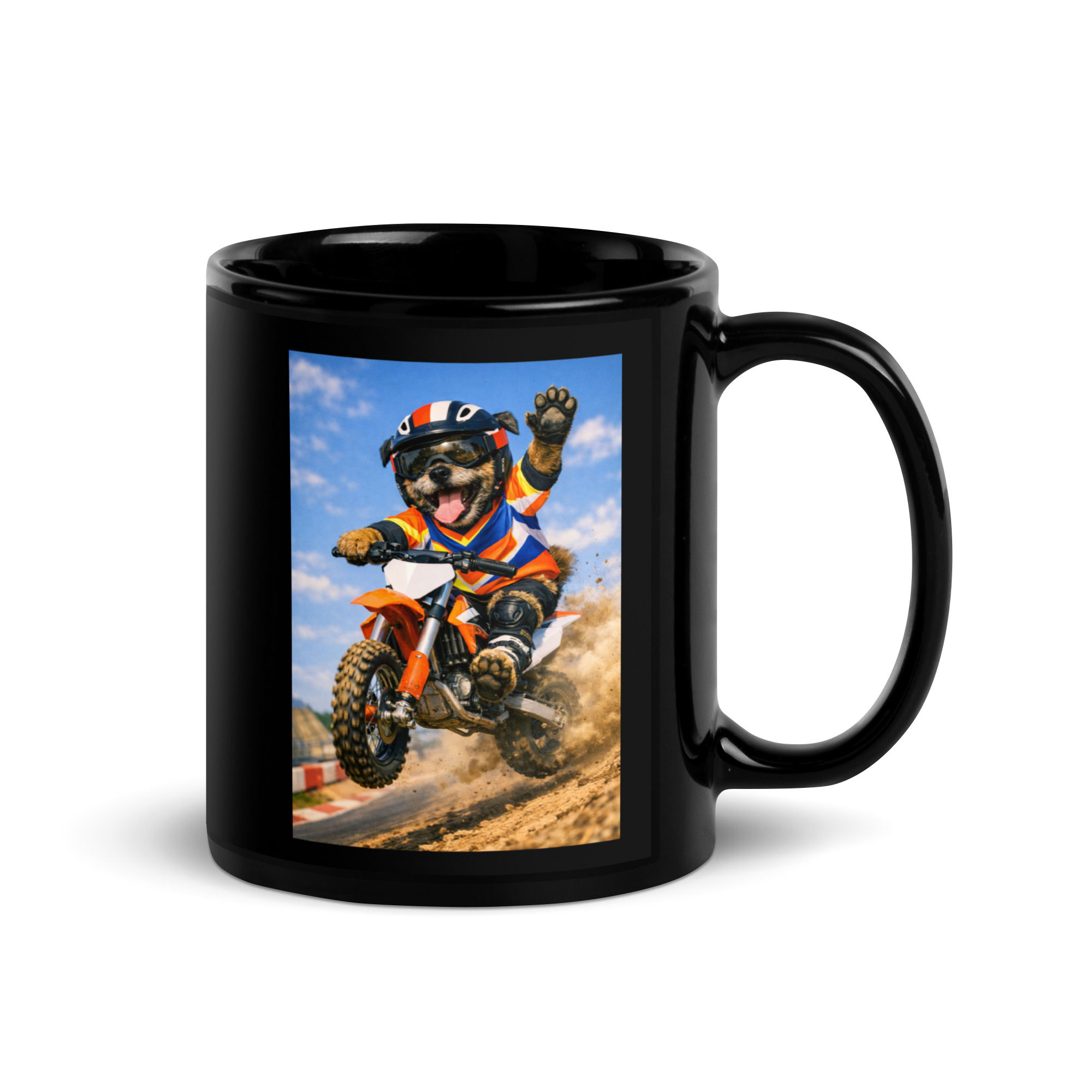Border Terrier - FMX - Black Glossy Mug