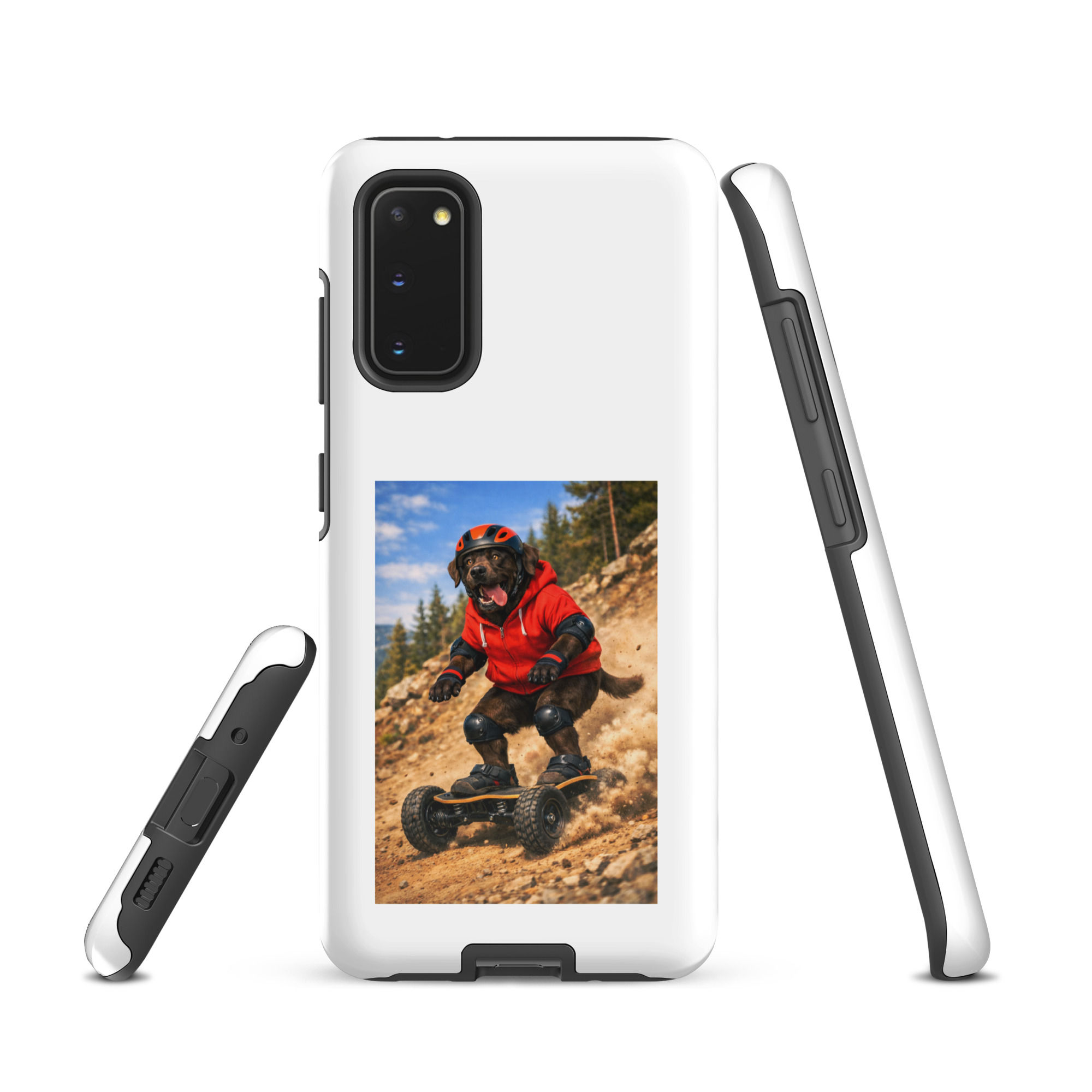 Chocolate Labrador Retriever - Mountain Boarding - Tough Case for Samsung