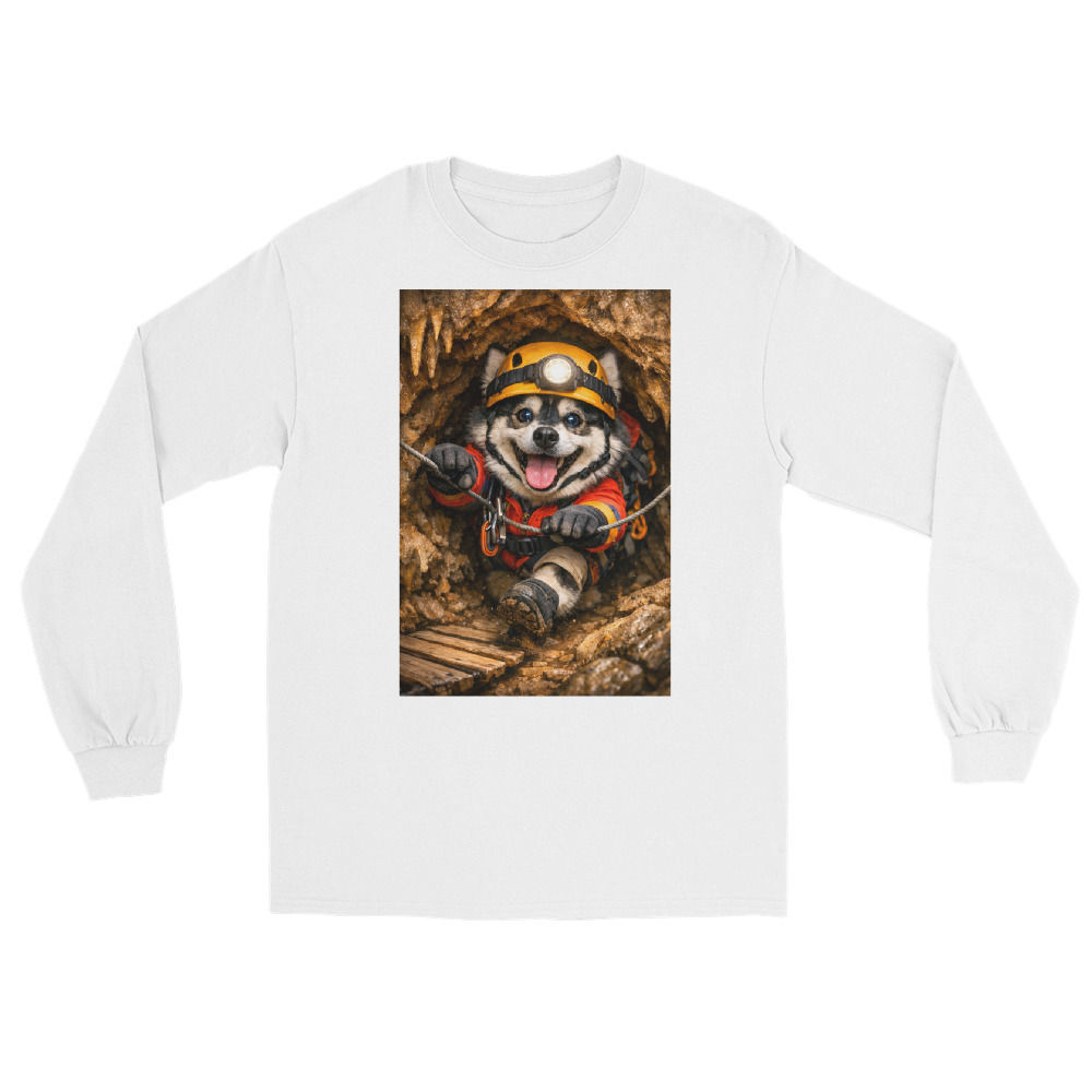 Pomsky - Caving - Unisex Long Sleeve Shirt
