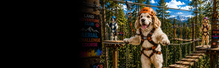 Clumber Spaniel Top Ropes Course