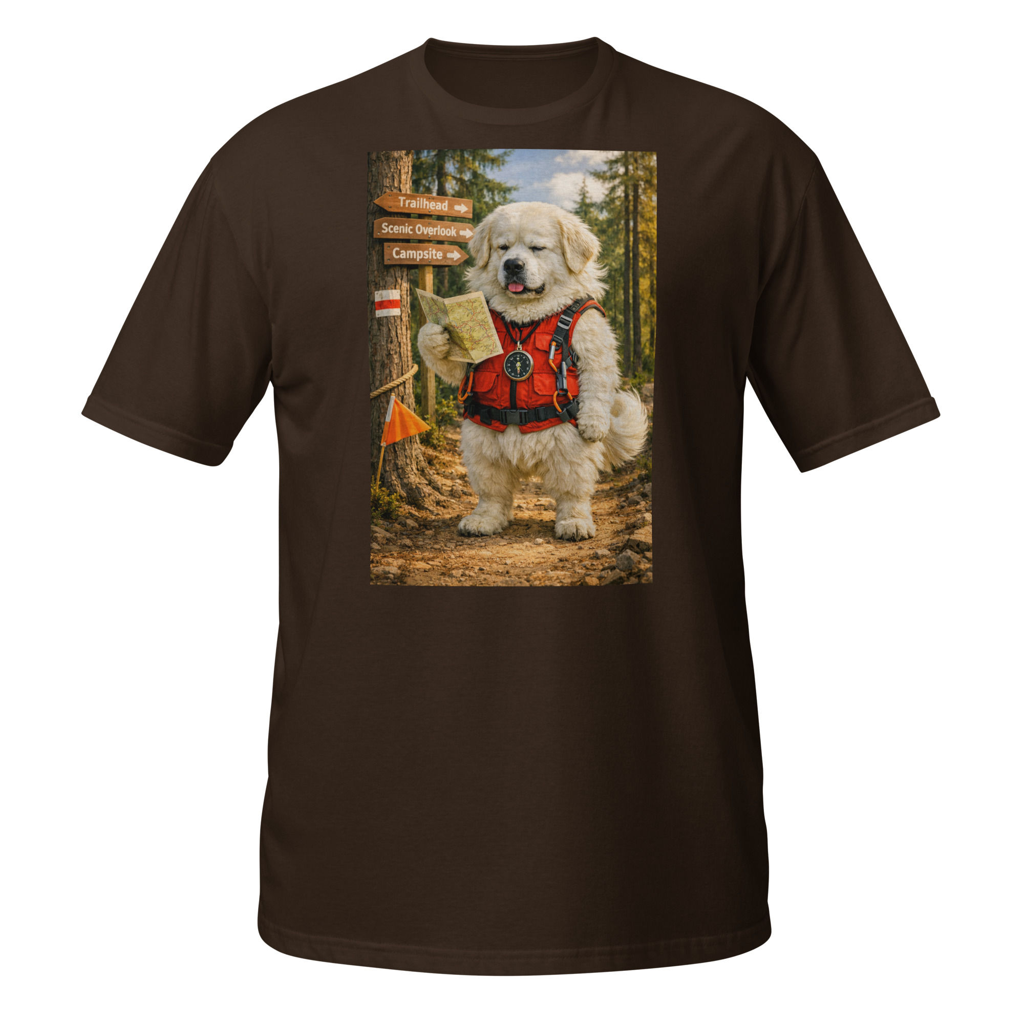 Great Pyrenees – Orienteering Short-Sleeve Unisex T-Shirt