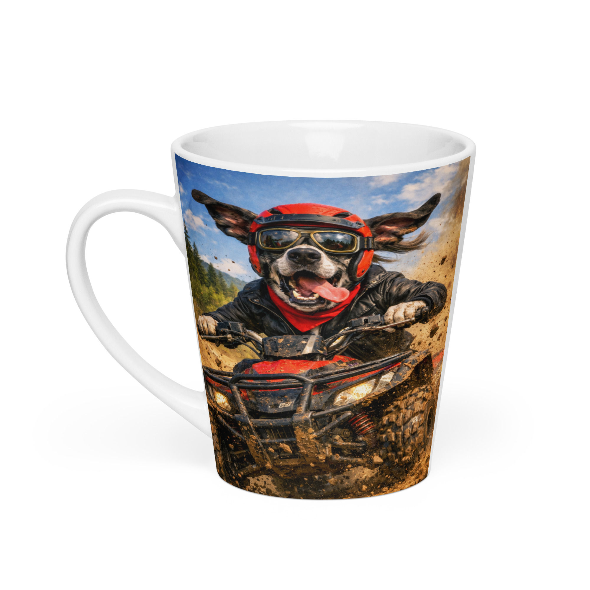 Great Dane - ATV Off-Roading - Latte Mug