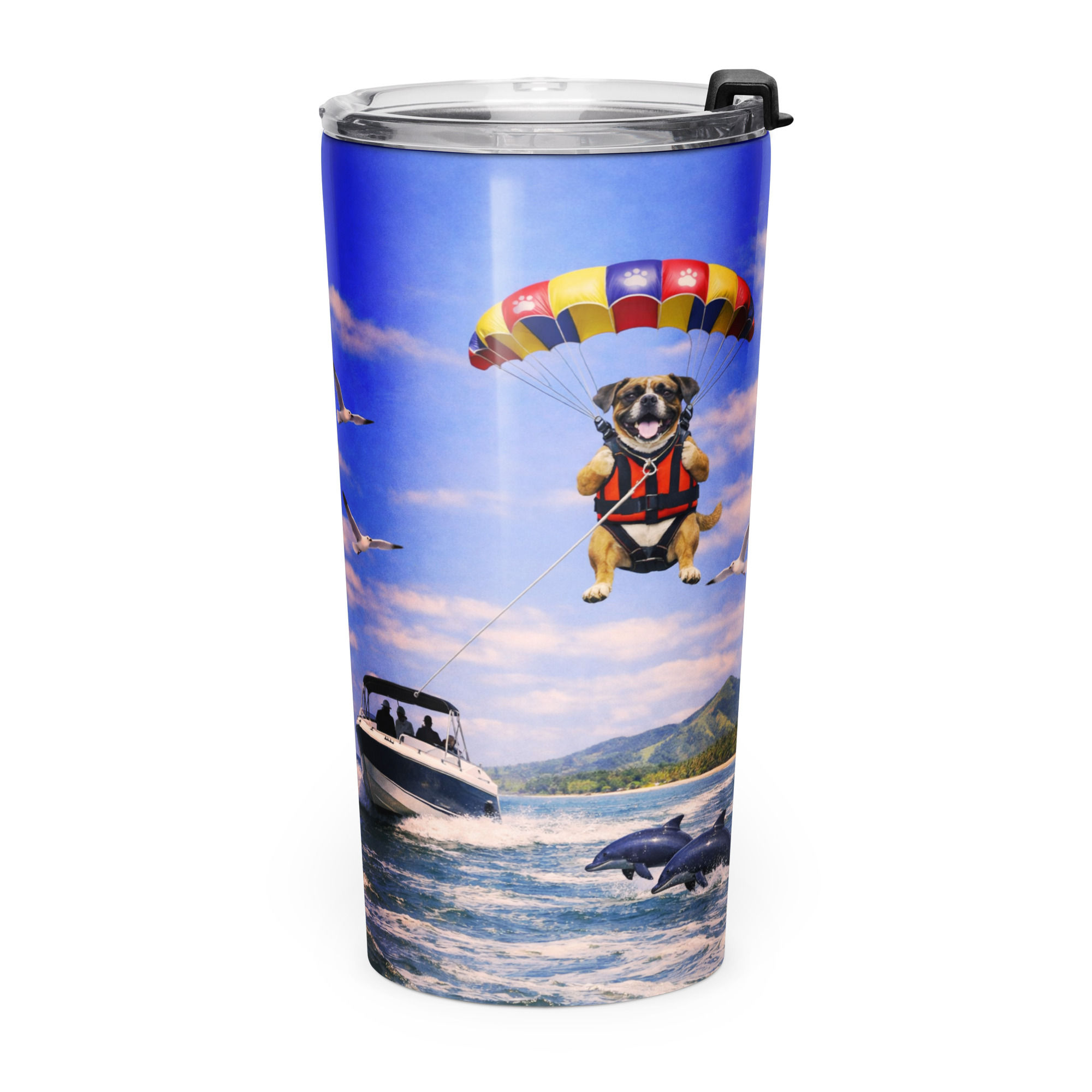 Boxer - Parasailing - Tapered Stainless Steel Tumbler 20oz