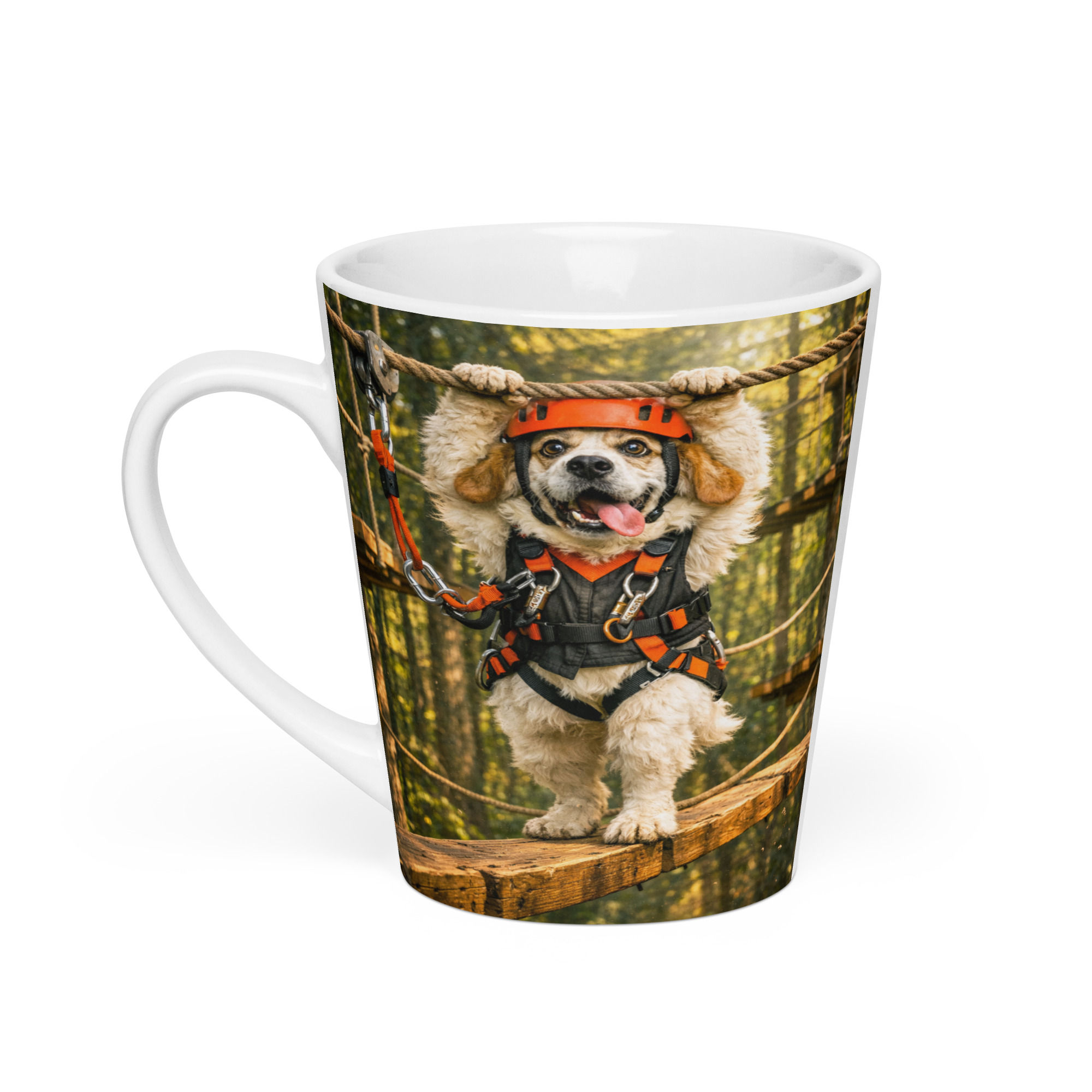 Clumber Spaniel - Top Ropes Course - Latte Mug