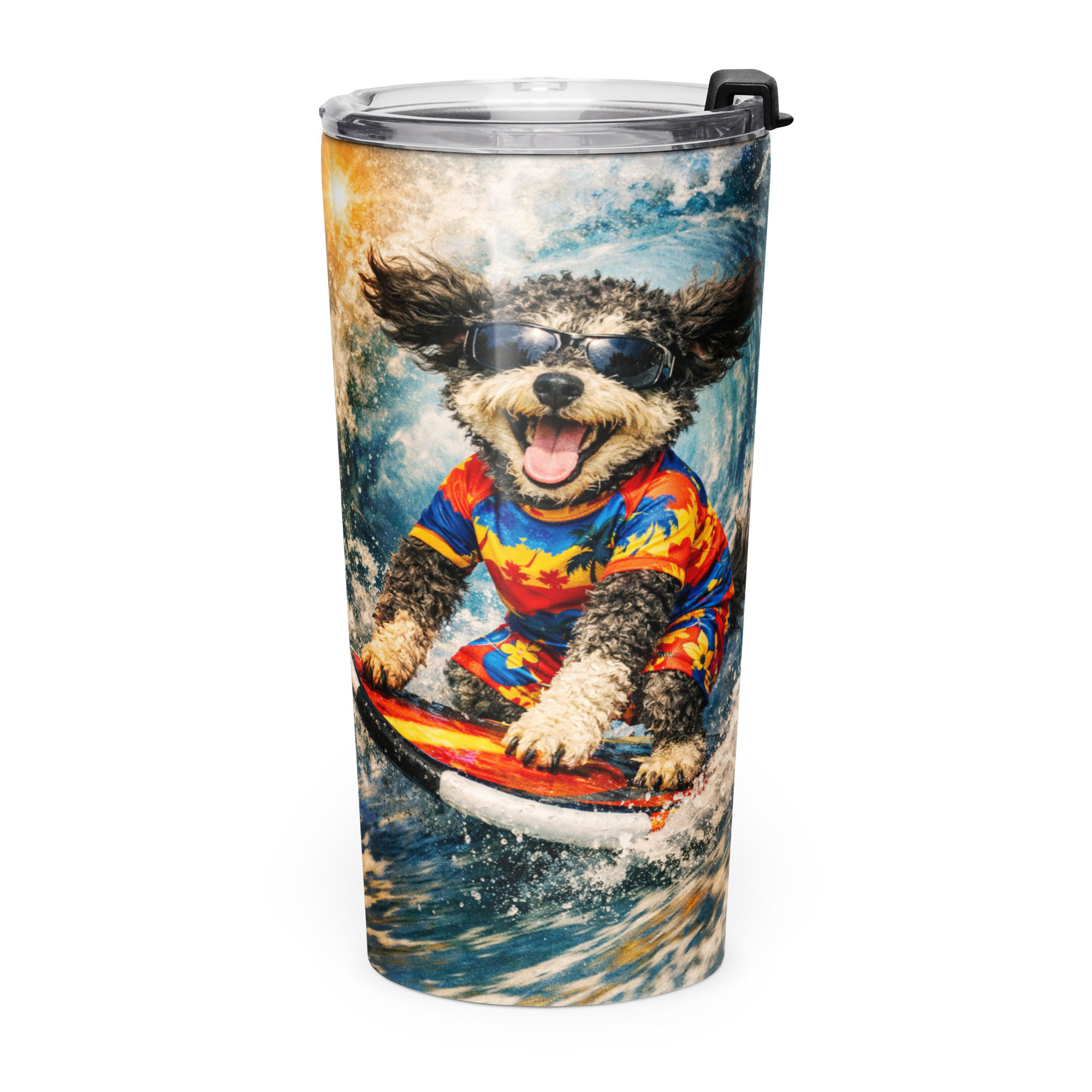 Schnoodle - Flowboarding - Tapered Stainless Steel Tumbler 20oz