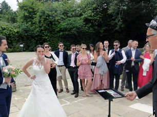 magicien mariage Nantes close-up vin d'honneur