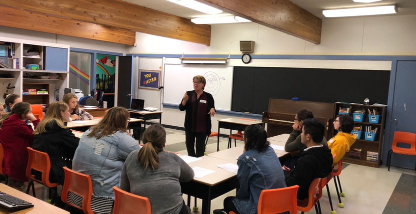 Delores Leading Tutor Training Session