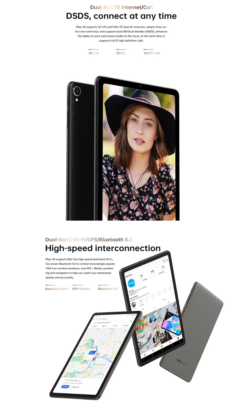 Thumbnail: 10.4 Inch Android 10 iPlay40 Tablet