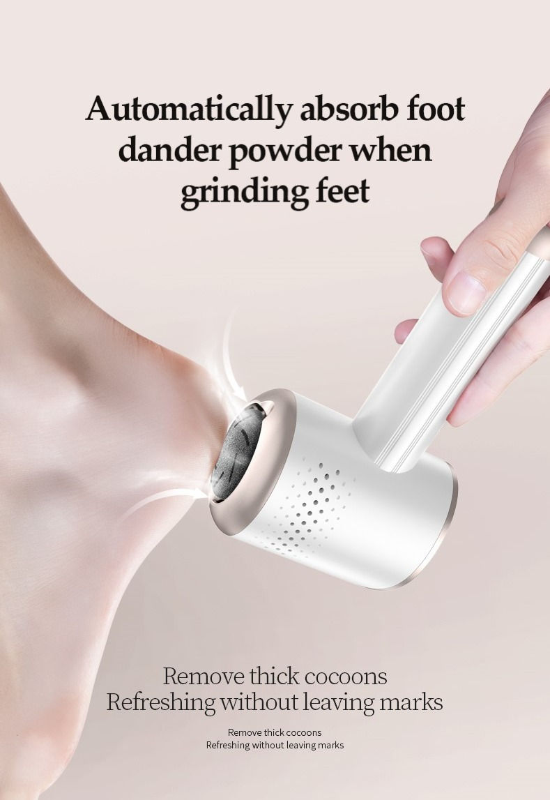 Thumbnail: Rechargeable Dead Skin and Callus Remover With Built-in Vacuum