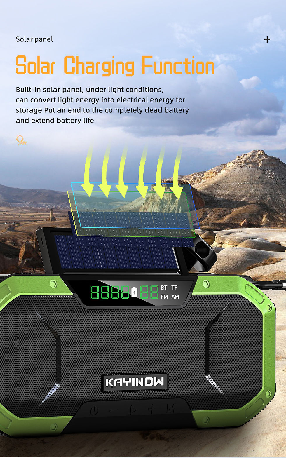 Thumbnail: IPX5 Waterproof Radio Bluetooth Speaker
