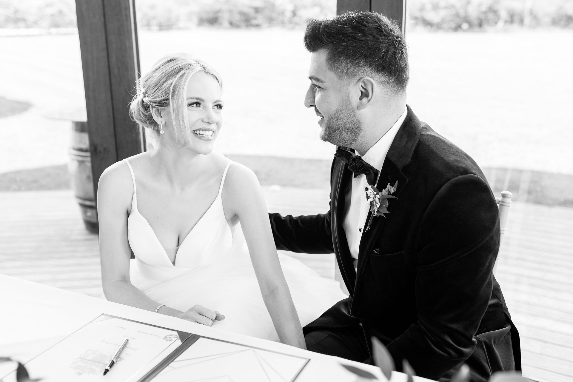 Ceremony at The Outbarn Clitheroe Wedding Photography