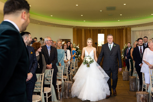 Ceremony at The Outbarn Clitheroe Wedding Photography