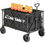 Thumbnail: Heavy Duty 350 Lbs Capacity Collapsible Wagon, Outdoor Folding Camping Wagons