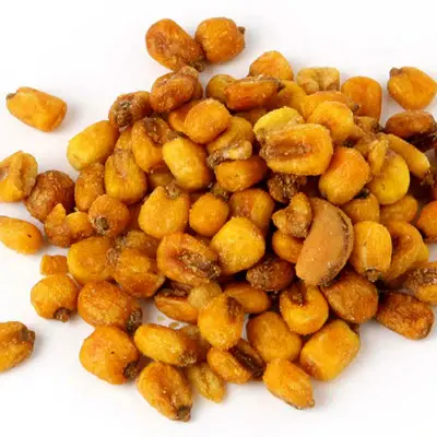 Roasted corn kernels snack