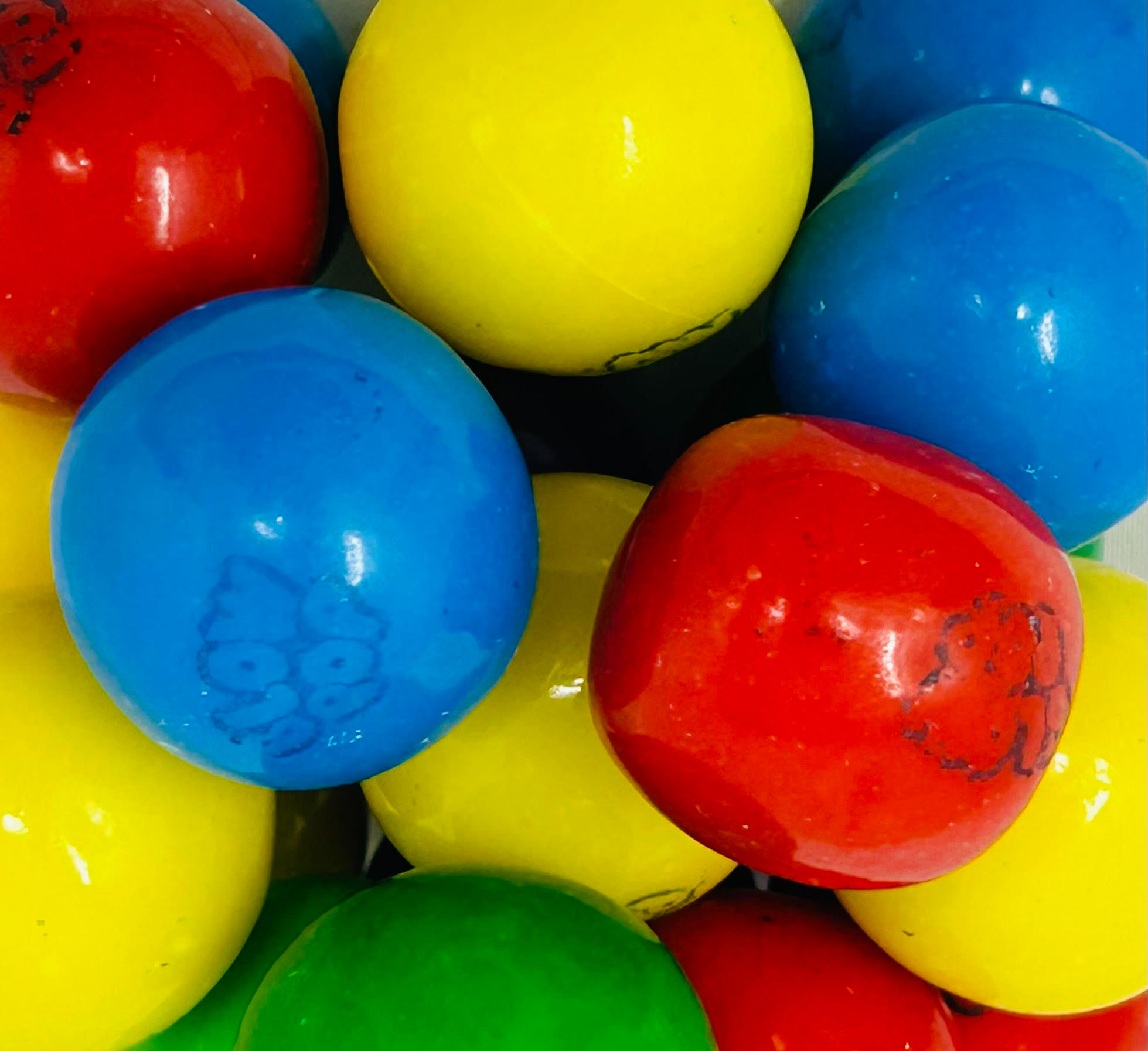 Colorful gumballs