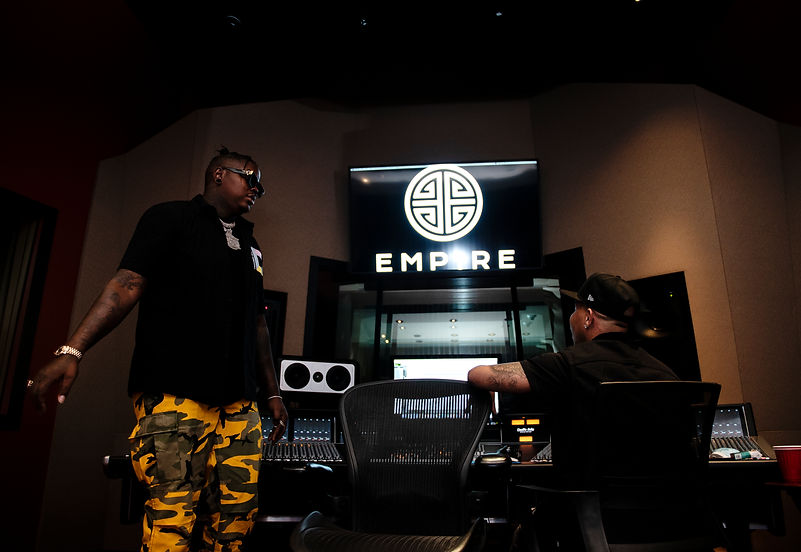Ivory Scott & Hitmaka at Empire Studios