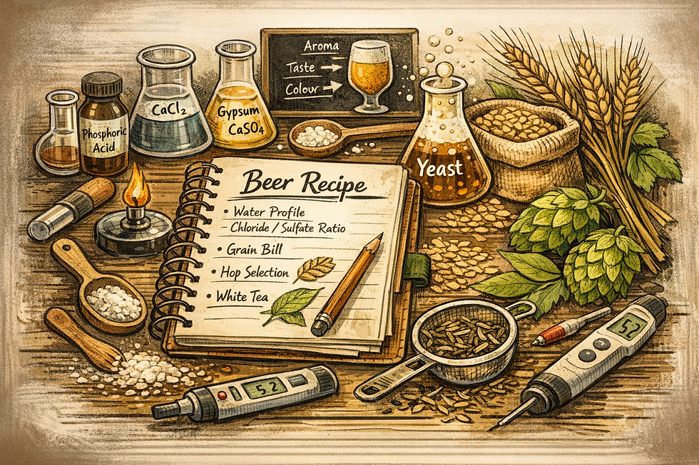 Designing the White Tea Saison: The Practical Build (part 2)