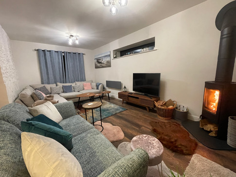 Heron Cottage Devon lounge
