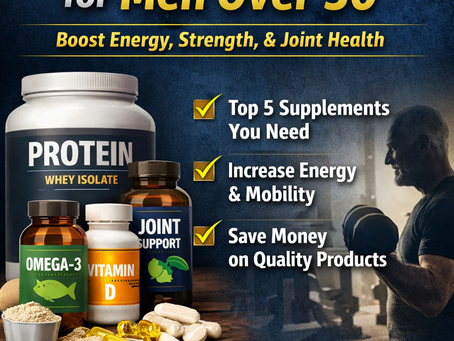 FREE GUIDE: The Best Supplements for Men Over 50
