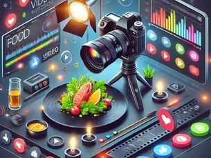 أهمية التصوير الاحترافي للطعام في زيادة المبيعات عبر الفيديو