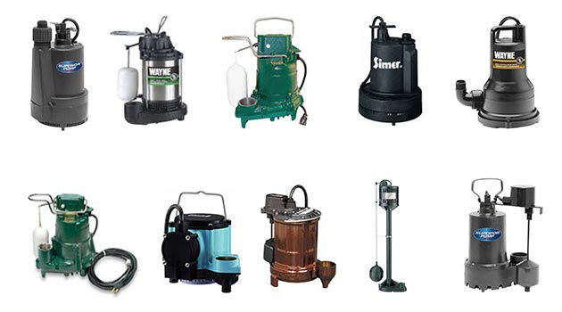 Variety of Sump Pumps Available