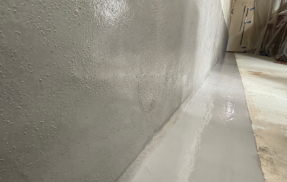 Wall cold joint waterproofing