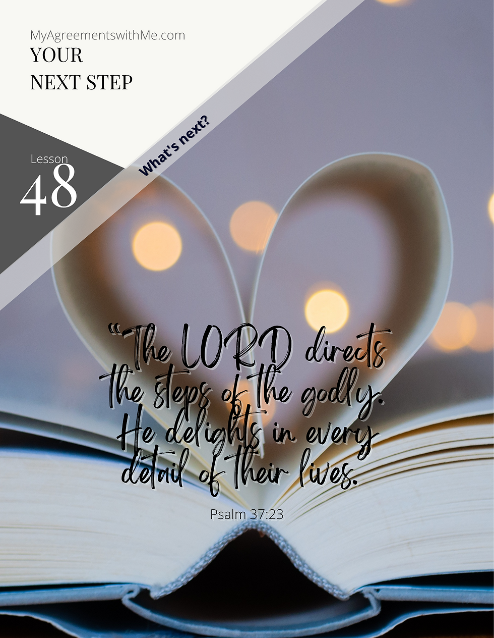 Thumbnail: Lesson 48 Your Next Step | My Agreements with Me for B