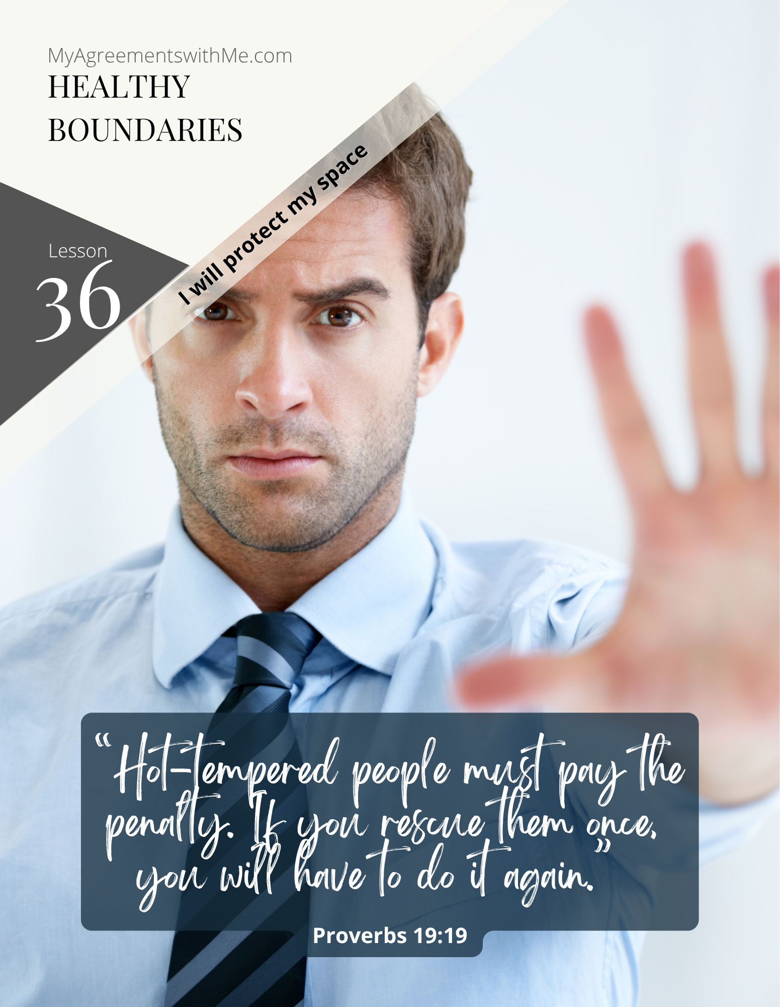 Lesson 36 Healthy Boundaries | My Agreements with Me for Belie
