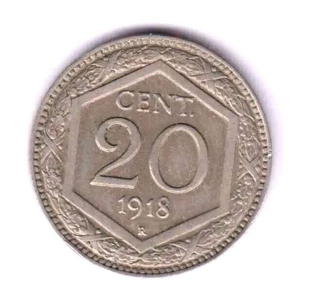 Thumbnail: 1918 Italy coin cufflinks old rare coin 20 Centesimi gemelli con monete