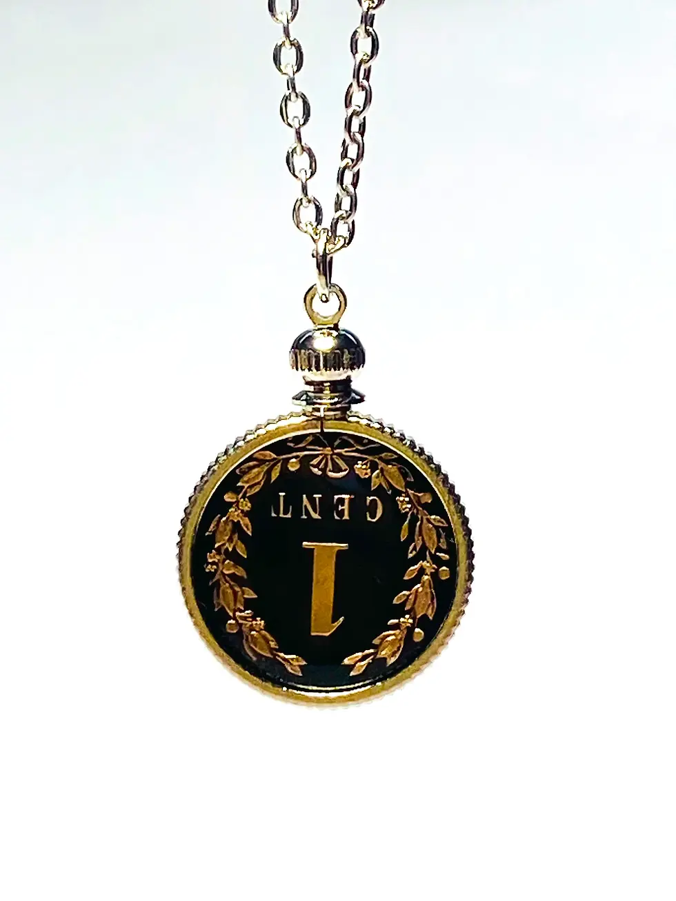 Thumbnail: Pendant 1878 Netherlands coin  1 Cent - William III Munt hanger