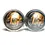 Thumbnail: Domed Australia coin cufflinks 1 cent ring-tailed opossum